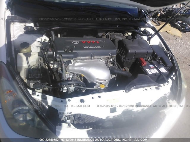 4T1CE38P36U636782 - 2006 TOYOTA CAMRY SOLARA SE/SLE თეთრი ფოტო 10