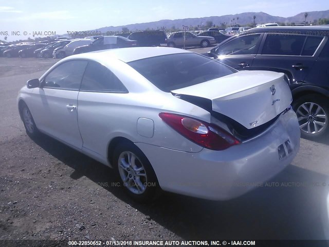 4T1CE38P36U636782 - 2006 TOYOTA CAMRY SOLARA SE/SLE WHITE photo 3