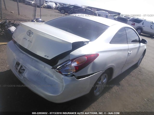 4T1CE38P36U636782 - 2006 TOYOTA CAMRY SOLARA SE/SLE WHITE photo 4