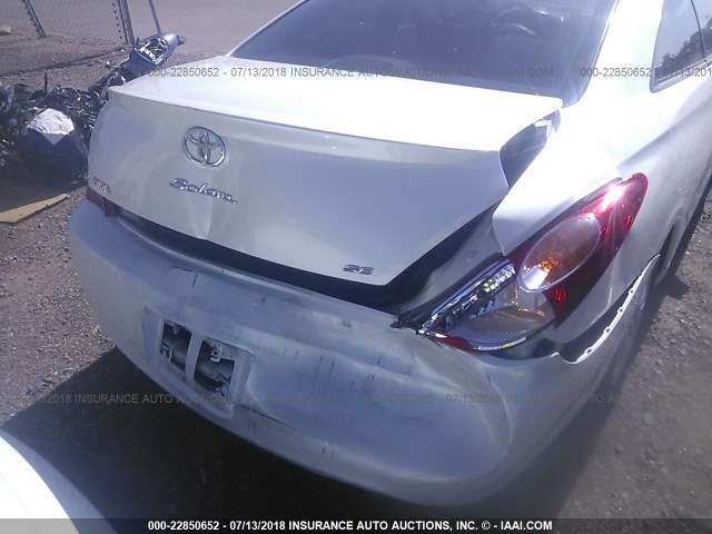 4T1CE38P36U636782 - 2006 TOYOTA CAMRY SOLARA SE/SLE თეთრი ფოტო 6