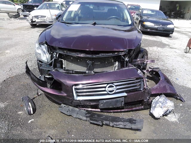 1N4AA5AP4EC479514 - 2014 NISSAN MAXIMA S/SV PURPLE photo 6