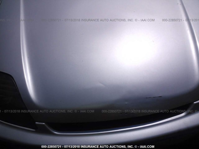 JHMBB62441C000622 - 2001 HONDA PRELUDE SILVER photo 6