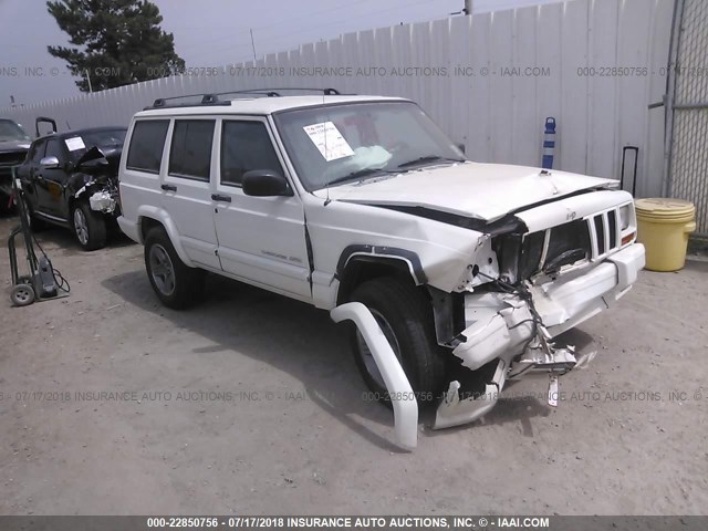 1J4FT58S1YL170814 - 2000 JEEP CHEROKEE CLASSIC WHITE photo 1