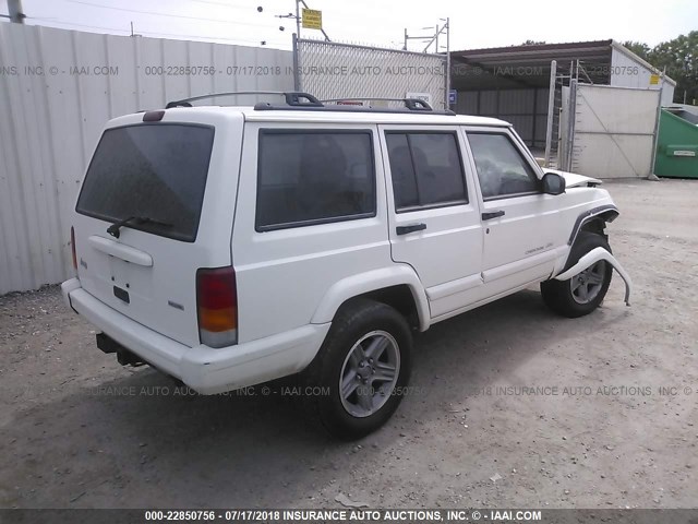 1J4FT58S1YL170814 - 2000 JEEP CHEROKEE CLASSIC WHITE photo 4