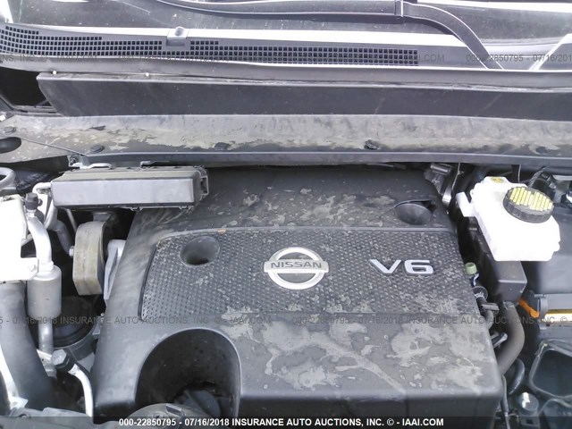 5N1AR2MN6GC652427 - 2016 NISSAN PATHFINDER S/SV/SL/PLATINUM GRAY photo 10