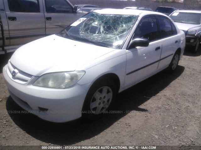 1HGES16354L024162 - 2004 HONDA CIVIC DX VP Ağ foto 2