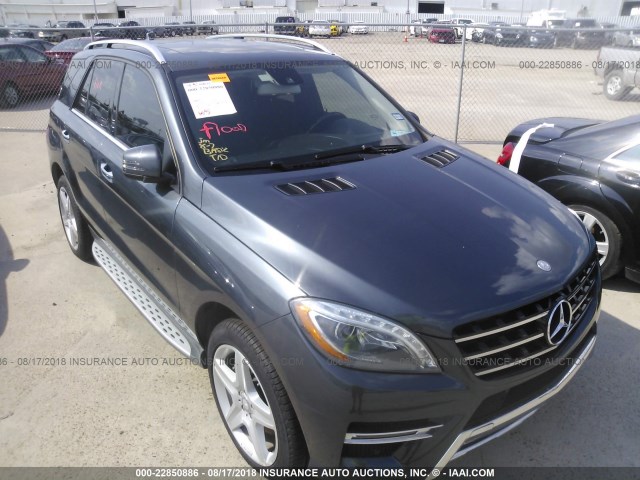 4JGDA5HB3EA411827 - 2014 MERCEDES-BENZ ML 350 4MATIC GRAY photo 6