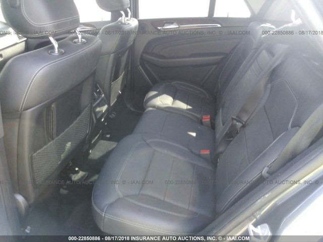 4JGDA5HB3EA411827 - 2014 MERCEDES-BENZ ML 350 4MATIC GRAY photo 8