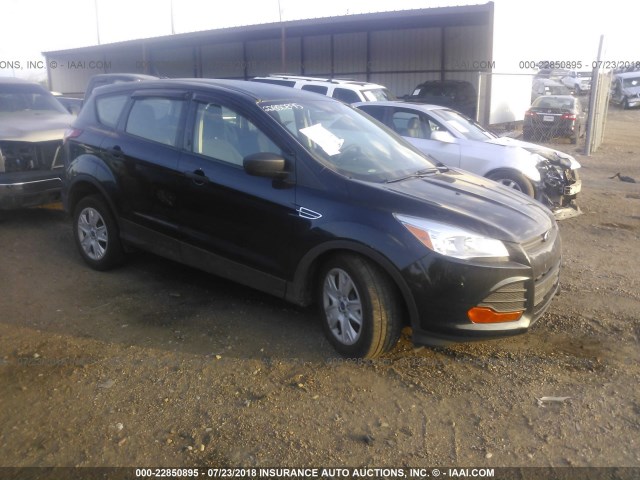 1FMCU0F77FUB77910 - 2015 FORD ESCAPE S BLACK photo 1