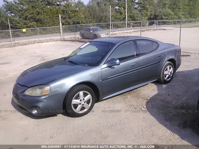 2G2WP552261272256 - 2006 PONTIAC GRAND PRIX GRAY photo 2