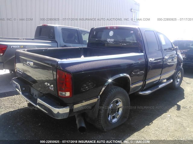 3D7KU28C84G146418 - 2004 DODGE RAM 2500 ST/SLT MAROON photo 4