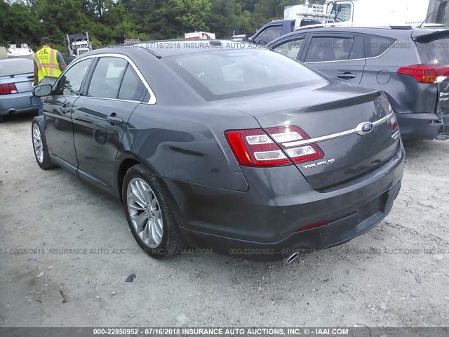 1FAHP2F8XFG134298 - 2015 FORD TAURUS LIMITED GRAY photo 3