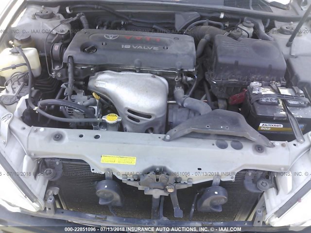 4T1BE30K13U698253 - 2003 TOYOTA CAMRY LE/XLE/SE SILVER photo 10