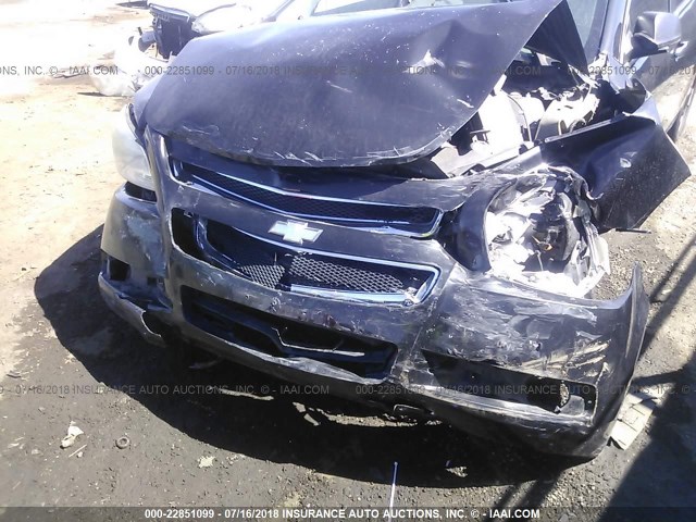 1G1ZG57B98F200707 - 2008 CHEVROLET MALIBU LS შავი ფოტო 6