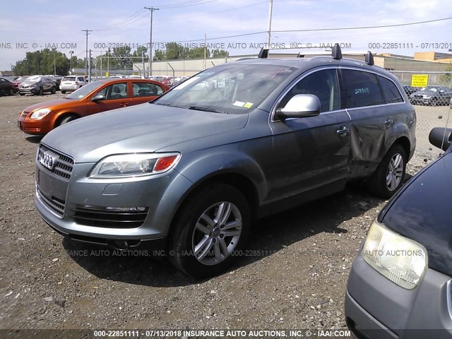 WA1BY74L98D006456 - 2008 AUDI Q7 3.6 QUATTRO PREMIUM GRAY photo 2