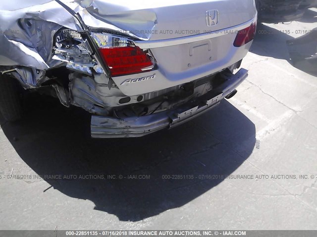 1HGCR2F82DA229745 - 2013 HONDA ACCORD EXL GRAY photo 6