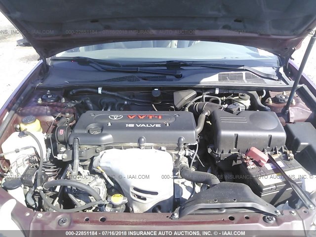 4T1BE30K92U094660 - 2002 TOYOTA CAMRY LE/XLE/SE 栗色 照片 10