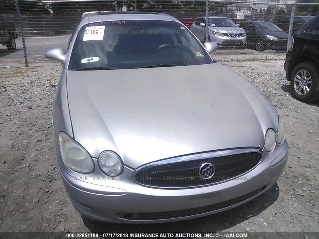 2G4WE587471137740 - 2007 BUICK LACROSSE CXS SILVER photo 6