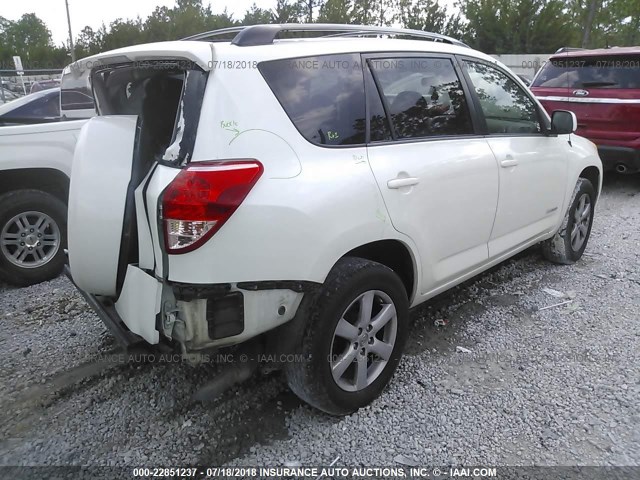 JTMZD31V475076471 - 2007 TOYOTA RAV4 LIMITED WHITE photo 4