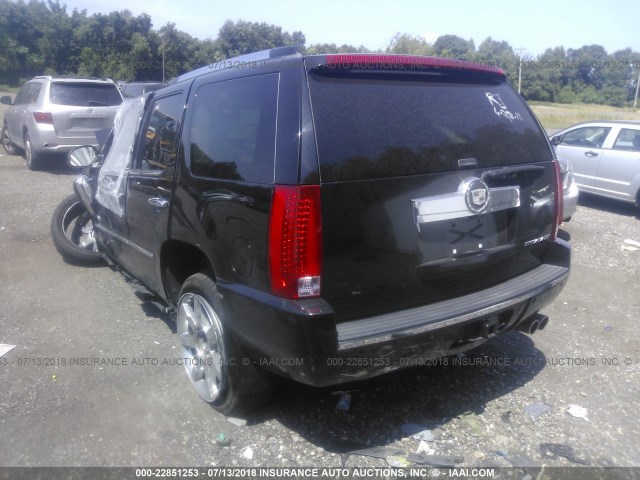 1GYFK63838R247779 - 2008 CADILLAC ESCALADE LUXURY BLACK photo 3