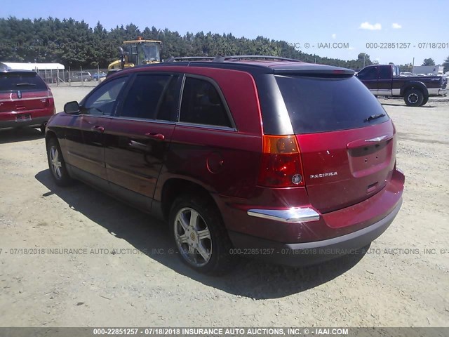 2C8GF68414R334779 - 2004 CHRYSLER PACIFICA RED photo 3