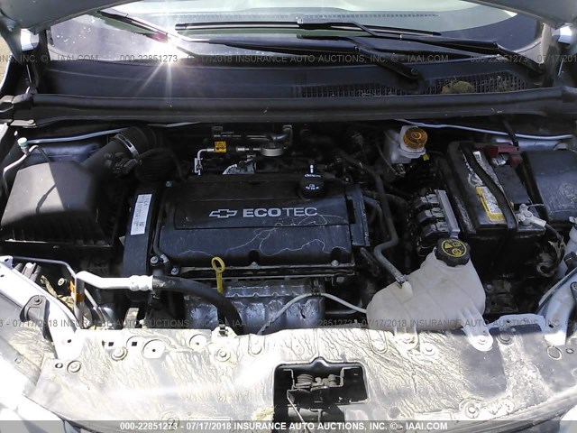 1G1JB5SH9H4125381 - 2017 CHEVROLET SONIC LS 银色 照片 10