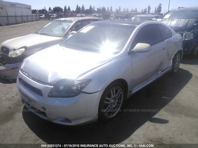 JTKDE177970212037 - 2007 TOYOTA SCION TC 银色 照片 2
