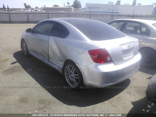 JTKDE177970212037 - 2007 TOYOTA SCION TC 银色 照片 3