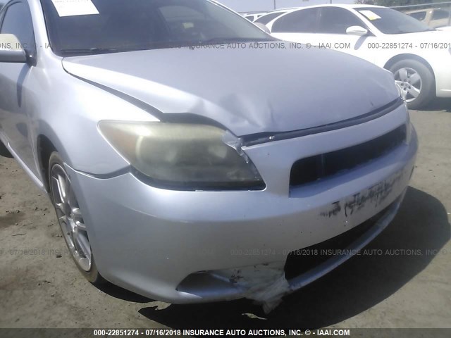 JTKDE177970212037 - 2007 TOYOTA SCION TC 银色 照片 6