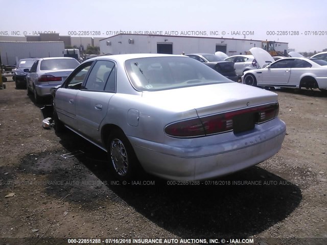 2G4WY55J921175240 - 2002 BUICK CENTURY LIMITED GRAY photo 3