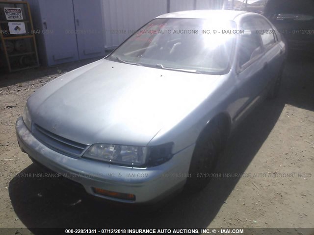 1HGCD5620RA150187 - 1994 HONDA ACCORD DX BLUE photo 6