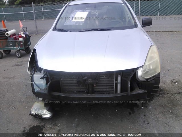 JN8AS58V48W131764 - 2008 NISSAN ROGUE S/SL SILVER photo 6