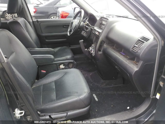 JHLRD78935C056062 - 2005 HONDA CR-V SE/EX BLACK photo 5