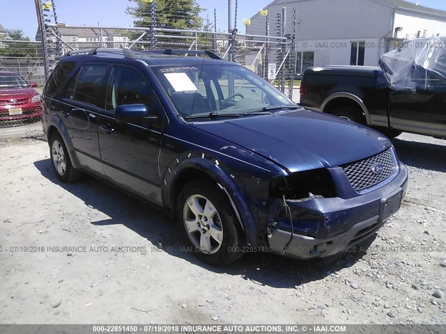 1FMDK05185GA01811 - 2005 FORD FREESTYLE SEL BLUE photo 1