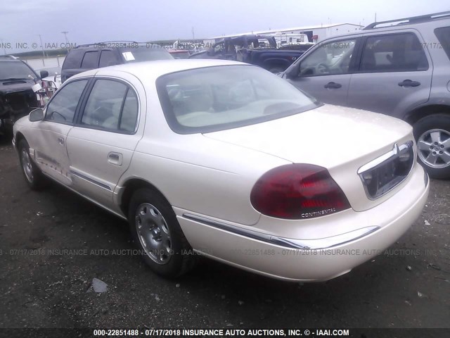1LNFM97V7WY683244 - 1998 LINCOLN CONTINENTAL  白色 照片 3