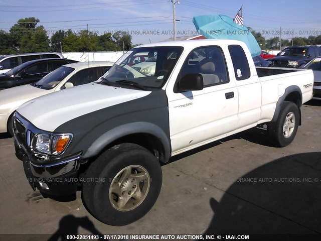 5TESN92N31Z785980 - 2001 TOYOTA TACOMA XTRACAB PRERUNNER 白色 照片 2
