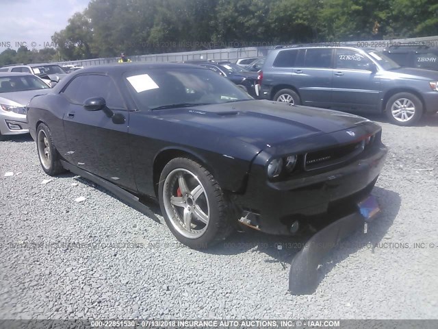 2B3LJ74W69H527424 - 2009 DODGE CHALLENGER SRT-8 BLACK photo 1