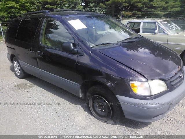 4T3ZF13C33U555543 - 2003 TOYOTA SIENNA LE/XLE MAROON photo 1