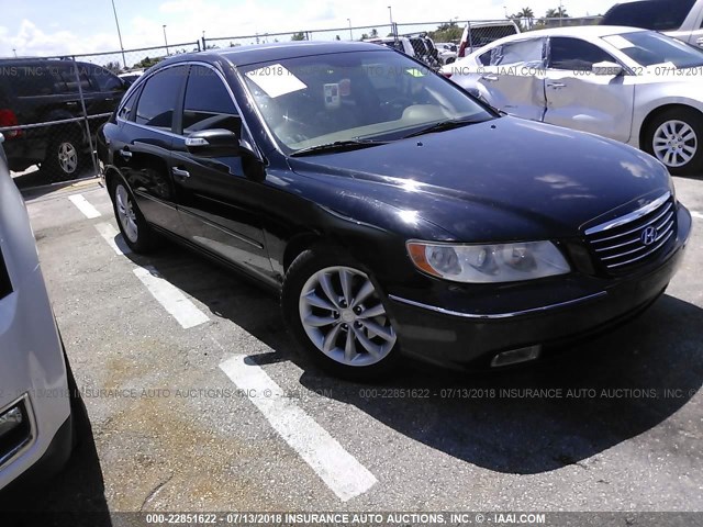 KMHFC46F78A302701 - 2008 HYUNDAI AZERA SE/LIMITED BLACK photo 1