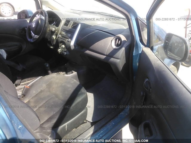 3N1CE2CP1EL393118 - 2014 NISSAN VERSA NOTE S/S PLUS/SV/SL GREEN photo 5