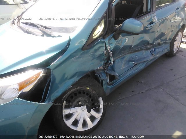 3N1CE2CP1EL393118 - 2014 NISSAN VERSA NOTE S/S PLUS/SV/SL GREEN photo 6