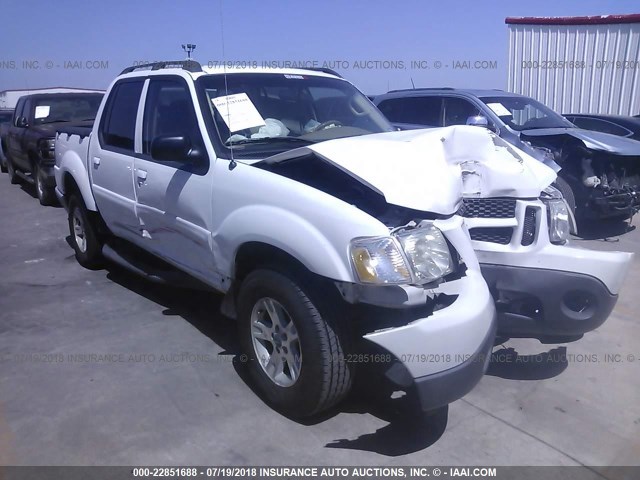 1FMZU67KX5UA59493 - 2005 FORD EXPLORER SPORT TR  WHITE photo 1