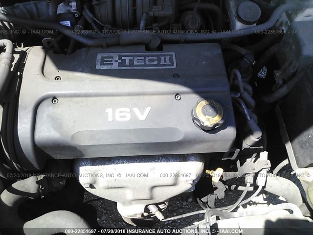 KL1TD66657B750760 - 2007 CHEVROLET AVEO LS 灰色 照片 10