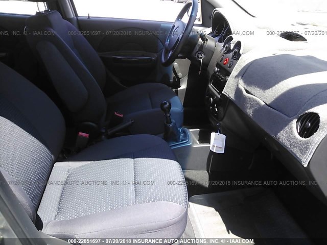 KL1TD66657B750760 - 2007 CHEVROLET AVEO LS 灰色 照片 5