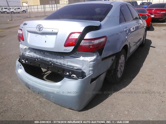 4T1BE46K47U584217 - 2007 TOYOTA CAMRY NEW GENERAT CE/LE/XLE/SE BLUE photo 4