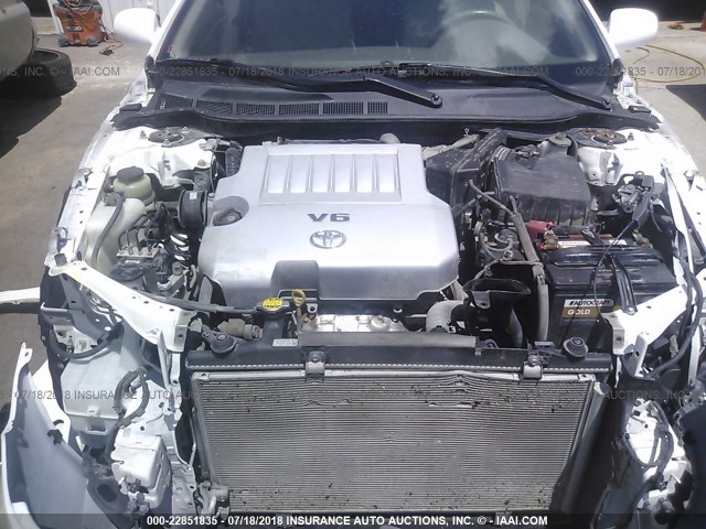 4T1BK3EKXBU611112 - 2011 TOYOTA CAMRY SE/LE/XLE თეთრი ფოტო 10