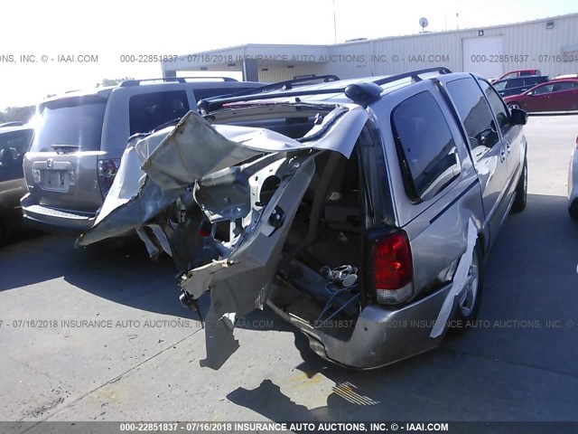 1GNDV23L15D154566 - 2005 CHEVROLET UPLANDER LS SILVER photo 4