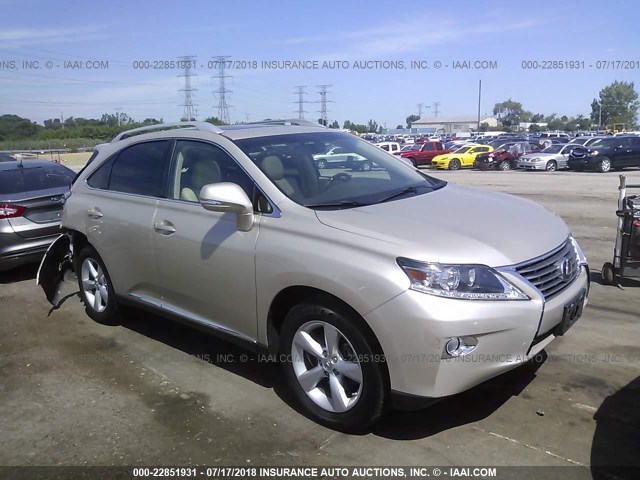 2T2BK1BA3DC213479 - 2013 LEXUS RX 350/BASE/F SPORT GOLD photo 1