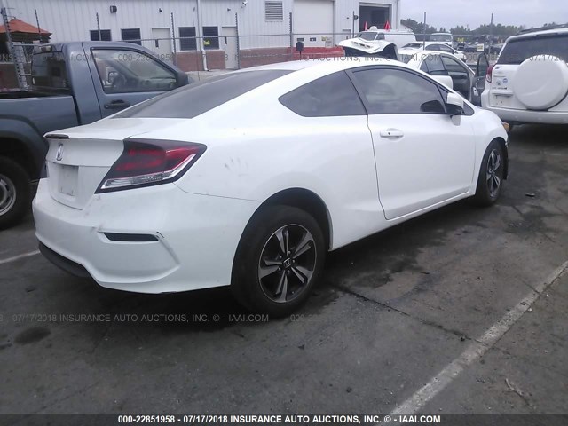 2HGFG3B80EH511674 - 2014 HONDA CIVIC EX WHITE photo 4