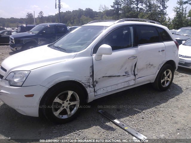 3GNAL3EK4DS573058 - 2013 CHEVROLET CAPTIVA LT WHITE photo 6